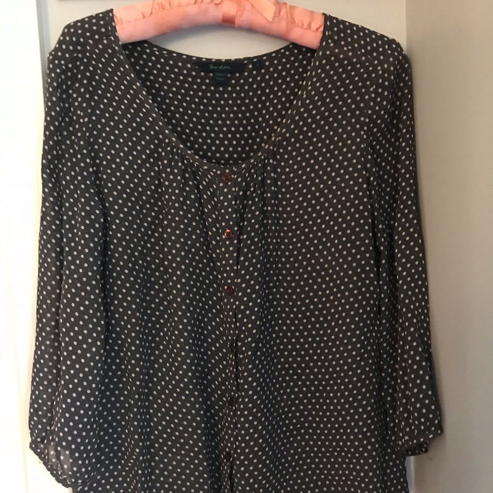 Boden polka dot blouse